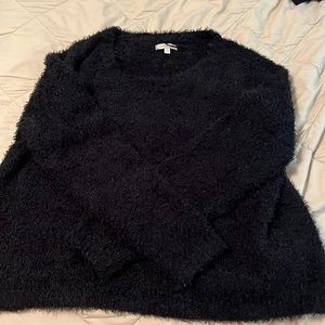 Fuzzy black sweater